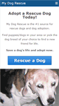 Mobile Screenshot of mydogrescue.com